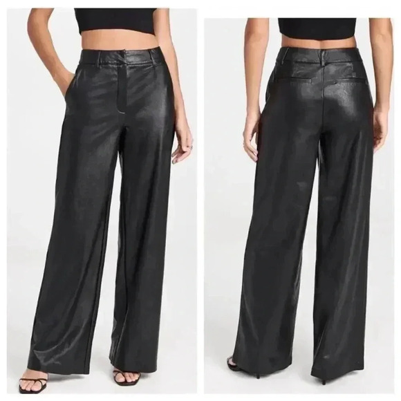Commando Pants - NWT Commando Faux Leather Wide Leg Trouser size XS